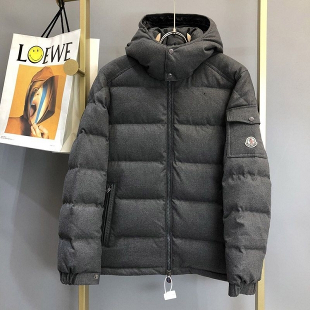 Moncler Night Blue Montgenevre Short Down Jacket Replica