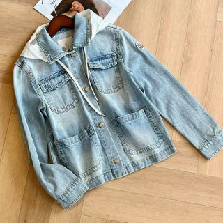 ★Japan!! Popular! Moncler Melissa denim jacket replica mok49481
