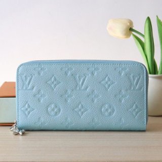 Limited edition charm included? Shiny color long wallet Zippy wallet Replica Louis Vuitton M12680