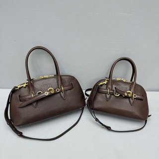 Recommended Miu Miu replica Aventure nappa leather top handle bag in 2 sizes myc53497