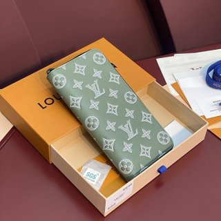 New color available ☆ Louis Vuitton Zippy Wallet Replica Long Wallet M12578