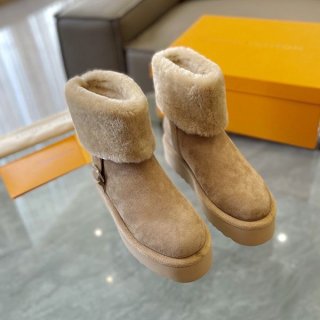 Louis Vuitton Warm Fluffy Boots Ankle Boots Replica 1AC79E