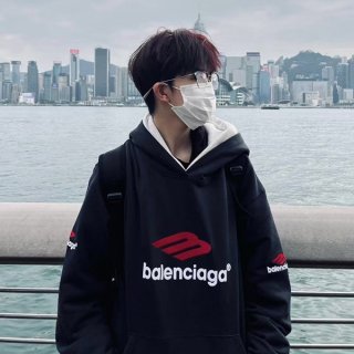 Free shipping Balenciaga replica 3B SPORTS ICON hoodie parka bap13813