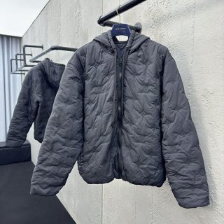 Warm? *Louis Vuitton* Monogram Quilted Hooded Blouson 1AFA72
