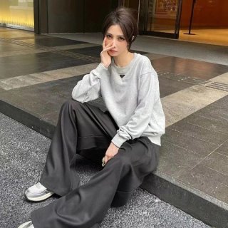 Limited quantity! Prada oversized long sleeve fake sweatshirt puo55927