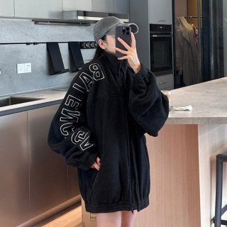 Balenciaga OUTLINE Tracksuit Jacket Replica Black 755106TJ