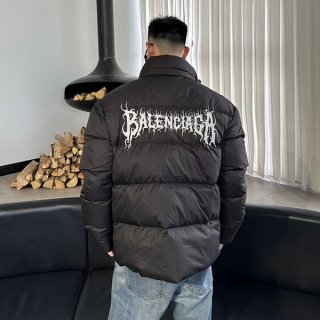 Hard to find Balenciaga DIY Metal Outline Logo Down Jacket Replica bau01648