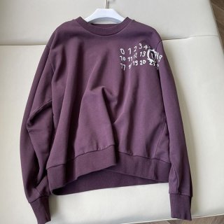 New design "MM6" copy number logo sweatshirt Maq35693
