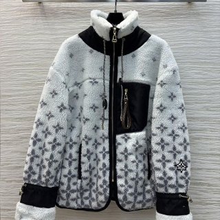 Free shipping Louis Vuitton fleece jacket replica vuf86264