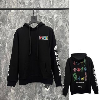 Popular all over the world? Chrome Hearts fake colorful FOTI zip-up hoodie Kui53106