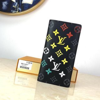 Louis Vuitton Wallet Replica Monogram Eclipse Bi-fold Long Wallet M61697