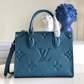 Tracked shipping Louis Vuitton handbag shoulder On the Go PM fake M58956