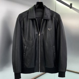 Stylish Prada nappa leather blouson jacket replica pud90417