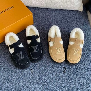 Rare Louis Vuitton Replica Colorado Line Mary Jane Sandals Suede 2 Colors 1ADC13