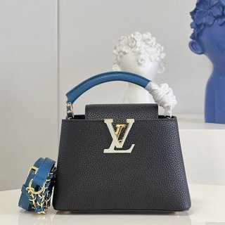 Very popular all over the world? Louis Vuitton Capucines fake Coquille handbag with strap 2 sizes M59653