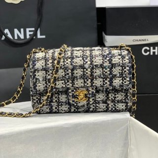 Super low price! Chanel mini flap bag tweed replica shi06797