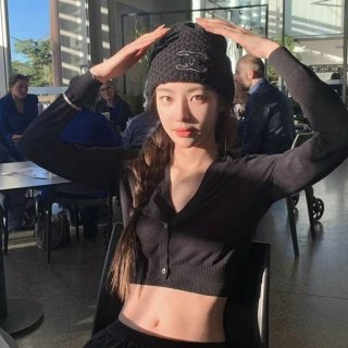 Secured Chanel Coco Mark Replica Knit Hat SHJ04337