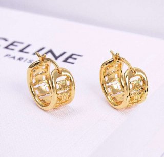 Popular Celine replica Triomphe earrings with logo Ced37328