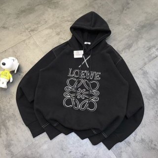 23 Autumn/Winter Pre-Loewe Anagram Embroidered Cotton Hoodie Replica H526Y25X02