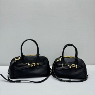 Free shipping Miu Miu replica Aventure nappa leather top handle bag in 2 sizes myz33897