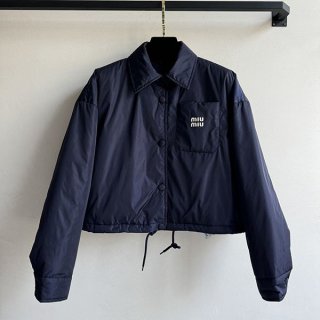 Perfect as a gift: Miu Miu logo collar Paddy jacket copy ML954