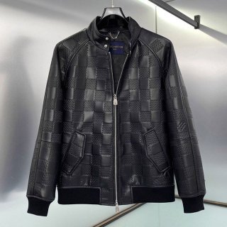 New design Louis Vuitton leather jacket replica vus00657