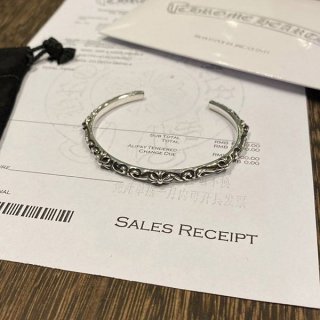 No.1 Popular Chrome Hearts Band Bangle Replica Bracelet Silver Kuy56780