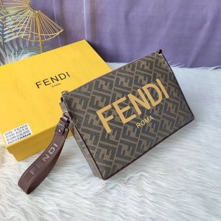 ☆Super popular☆Fendi☆FF Fabric Slim Clutch Bag Replica 7VA564AJJ4F1HR8