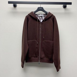 Dior hooded reversible logo parka replica del40791