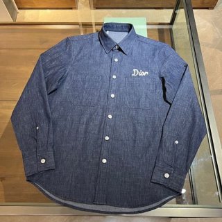 Popularity rising Dior cotton denim replica overshirt deq44008