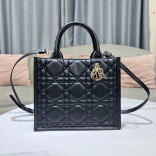 Dior Book Tote Replica Bag Small Black M1325OWHP_M900