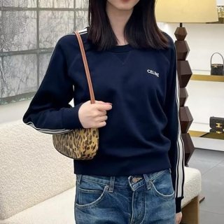 No. 1 in total sales! Celine Sweatshirt Stripe Navy Replica Cej77011