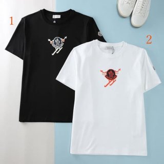 Stylish Moncler T-shirt, fake men's SKI LOGO T-shirt mos72919