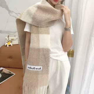 Acne Studios Mohair Check Scarf Replica acp52463