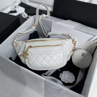Eye-catching color Chanel crossbody bag replica AS1077