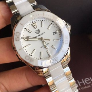 Hard to find TAG Heuer Aquaracer replica quartz white stainless steel WAY131B.BA0914