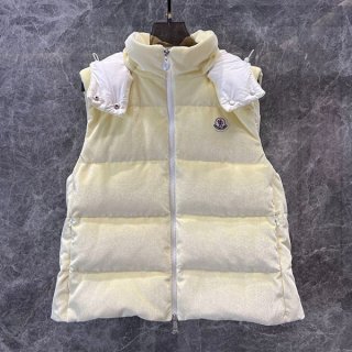 Hard to find Moncler copy corduroy hooded down vest AGELAO mop54534