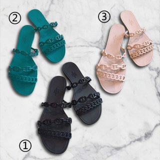 Perfect as a gift☆Domestic shipping Hermes Rivage sandals replica 3 colors erm49042