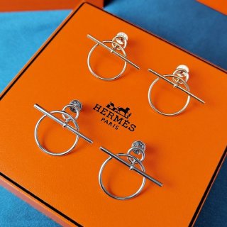 Hermes Earrings Replica "Loop" MM 2 Colors H114504B00