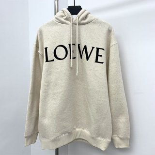 Cheap price! Loewe logo cotton hoodie replica loc38063