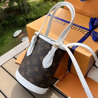 Louis Vuitton Nano Bucket Monogram Bag Replica M81489 Not Available in Japan