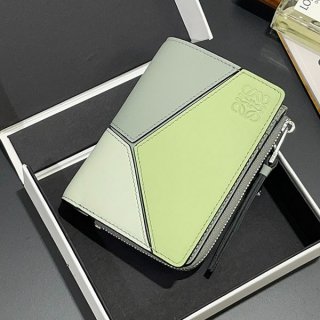 Free shipping Loewe Puzzle Compact Zip Wallet Replica lob82987