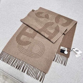 New and super limited edition? Hermes cashmere scarf, grade N, era78768