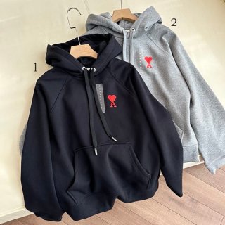 ★Safe shipping with tracking Ami Paris Organic Cotton Parka Fake 2 colors amc88045