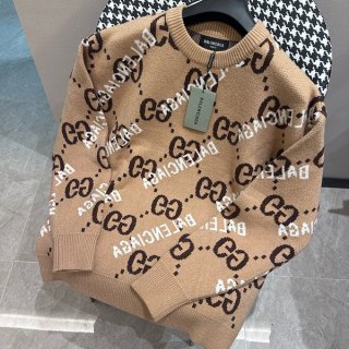 Free shipping Balenciaga Logo sweater knitwear 2 colors bap98817
