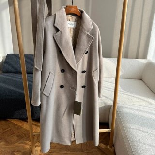 Max Mara 101801 Icon Coat Madame Replica Belted Wool & Cashmere Coat mad23055