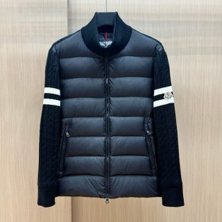 Perfect as a gift Moncler Replica Wool Blend Down Padded Cardigan moh43876
