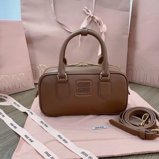 Miu Miu Leather Logo Shoulder Top Handle Small Bag myc01887