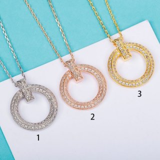 Love at first sight? Tiffany T One Circle Pendant Replica 3 colors 72154584