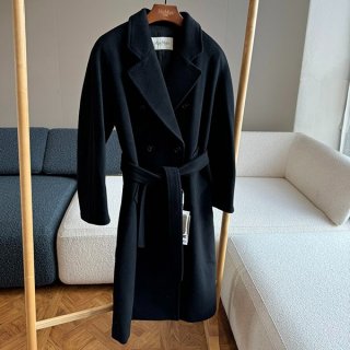 ★Popular in Japan! Max Mara ◆101801 Icon Coat Madame Copy ◆Belt wool and cashmere coat maw84599
